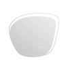 Lustro podświetlane LED asymetryczne dekoracyjne 70x80 cm nieregularne J510