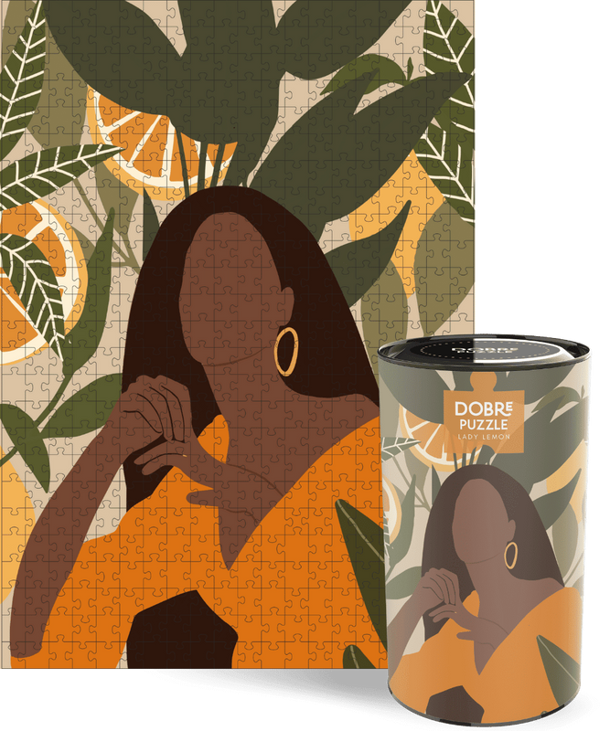 Puzzle 500el. Lady Lemon w tubie