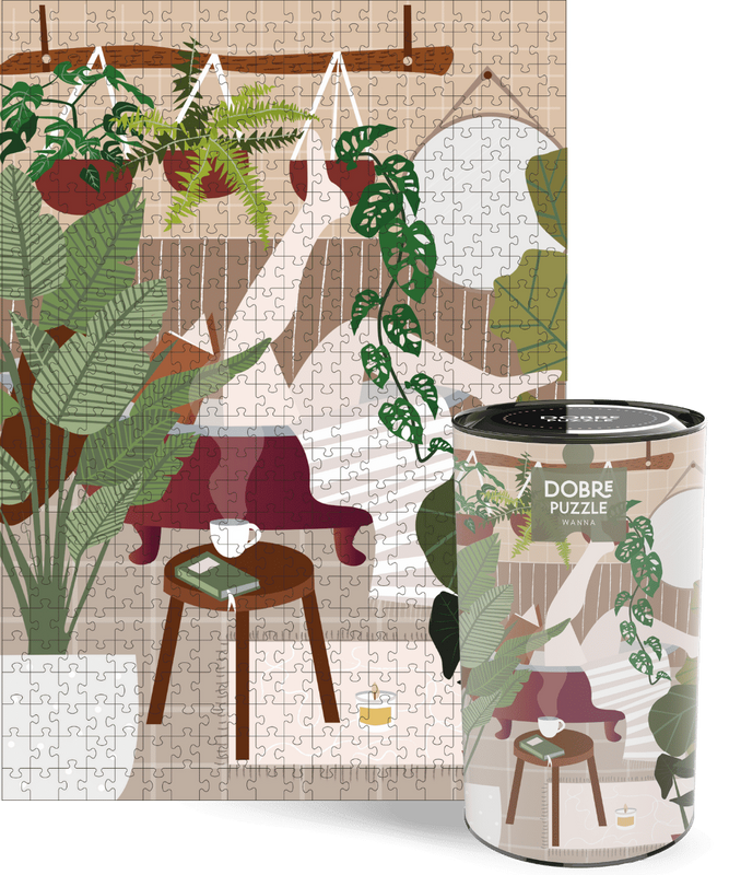 Puzzle 500el. Wanna w tubie