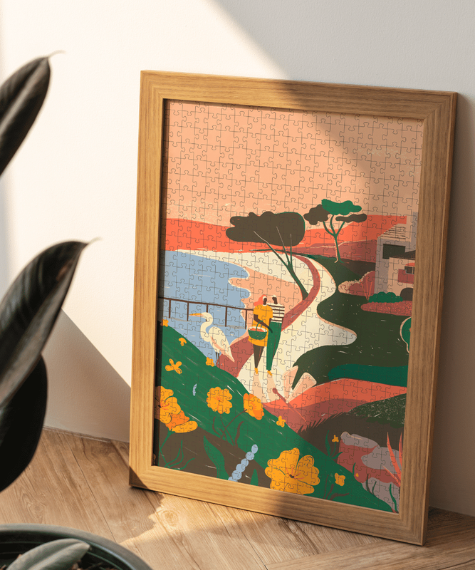 Puzzle 500el. Plaża w tubie