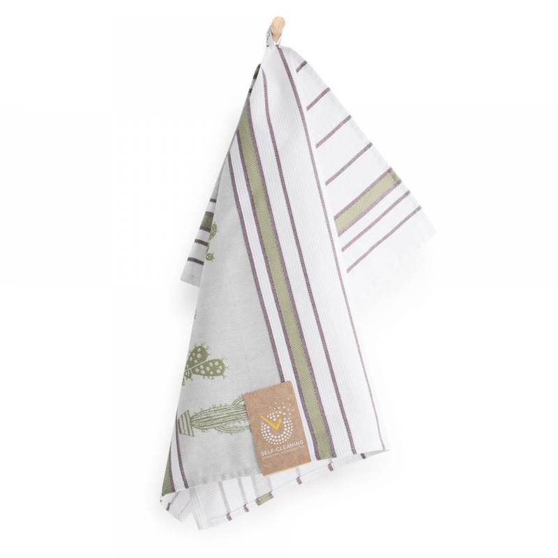 Ścierka kuchenna antybakteryjna bawełniana 50x70 oliwkowa ARIZONA