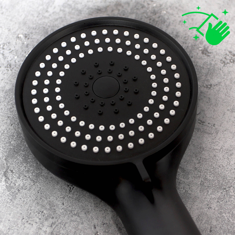 Zestaw prysznicowy czarny 3F SARA słuchawka + wąż