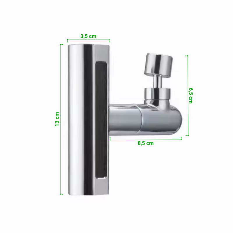 Perlator przedłużka rączka słuchawka do baterii kuchennej kranu 4-funkcyjna obrotowa 360 chrom