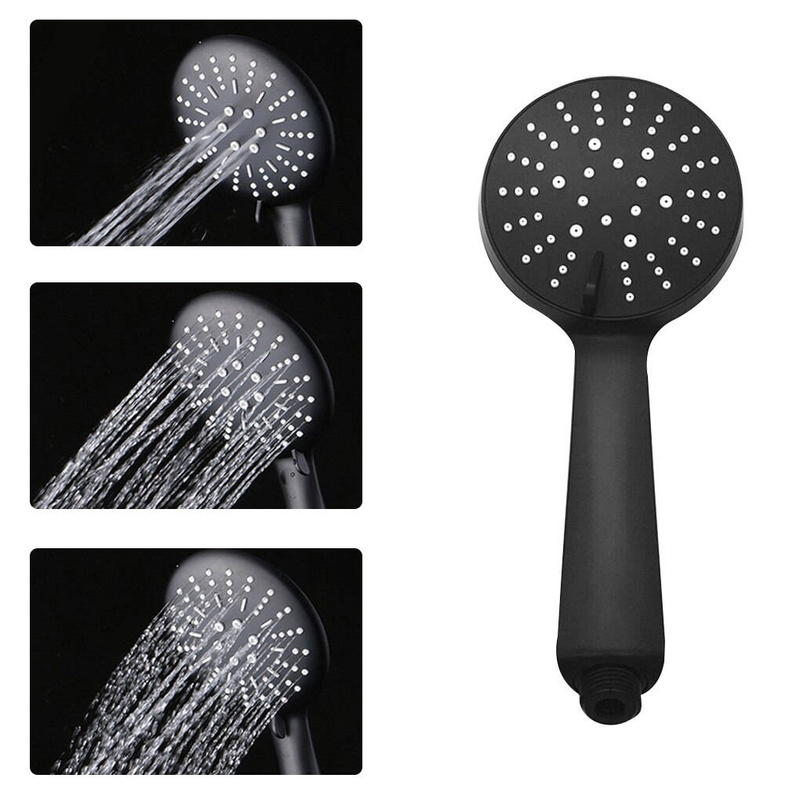 Słuchawka prysznicowa czarna 3-funkcyjna SKY