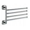 Wieszak łazienkowy chromowany na ręczniki z regulacją