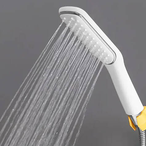 Słuchawka prysznicowa DUAL biała srebrna