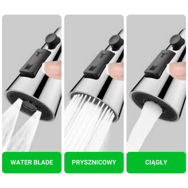 Perlator rączka słuchawka do baterii kuchennej TAPER chrom