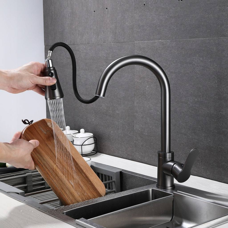 Bateria kuchenna GRAFIT z wyciąganą wylewką 3F