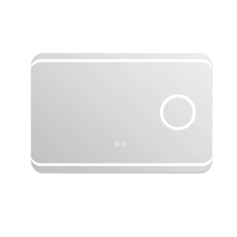 Lustro łazienkowe podświetlane LED 90x60 prostokątne powiększające J141