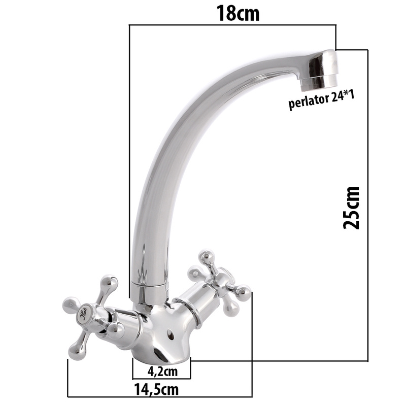 Bateria umywalkowa RETRO MALAN