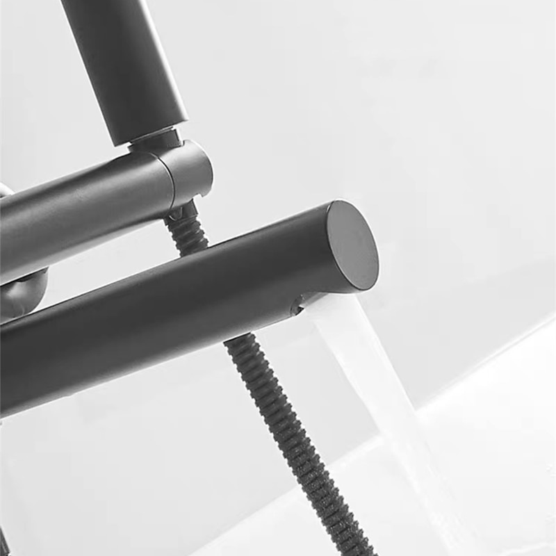 Bateria wannowa prysznicowa obrotowa HUGO BLACK