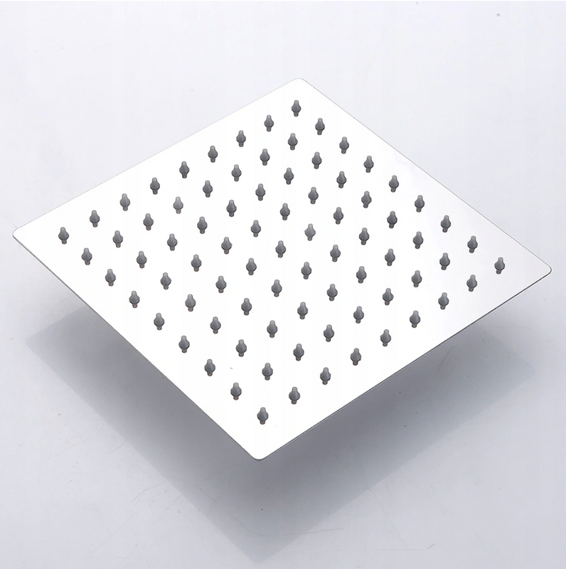 Deszczownica prysznicowa stalowa cienka 15cm