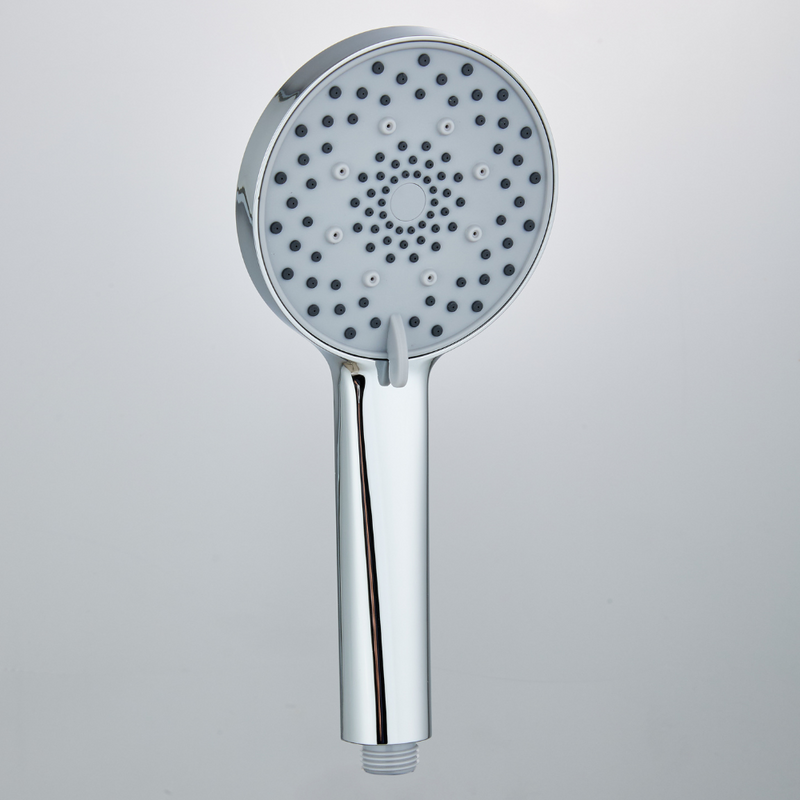 Słuchawka prysznicowa natryskowa 3-funkcyjna FLAT chrom szary