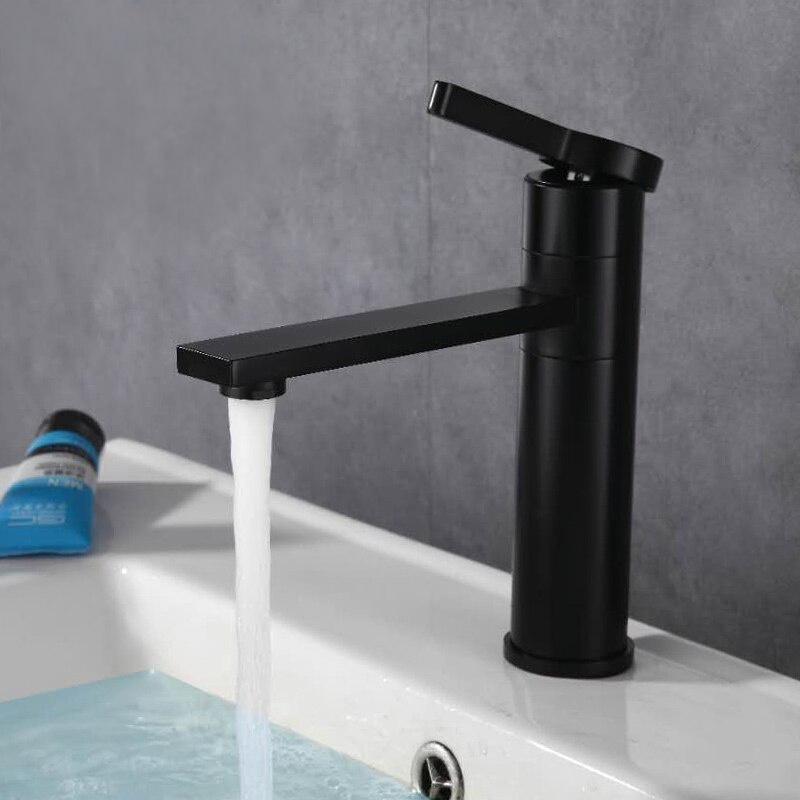 Bateria umywalkowa czarna EOL