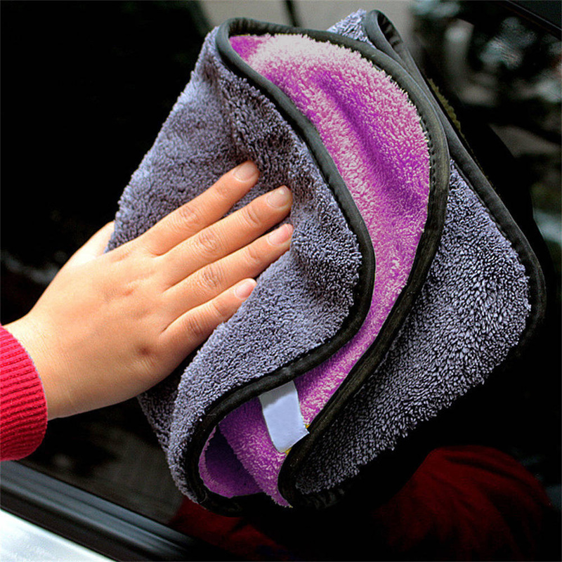 Ścierka z mikrofibry fioletowa do osuszania 40x30