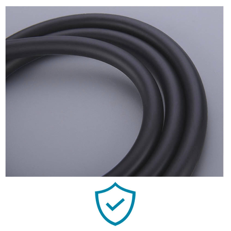 Wąż prysznicowy gładki grafitowy FLEX 150cm