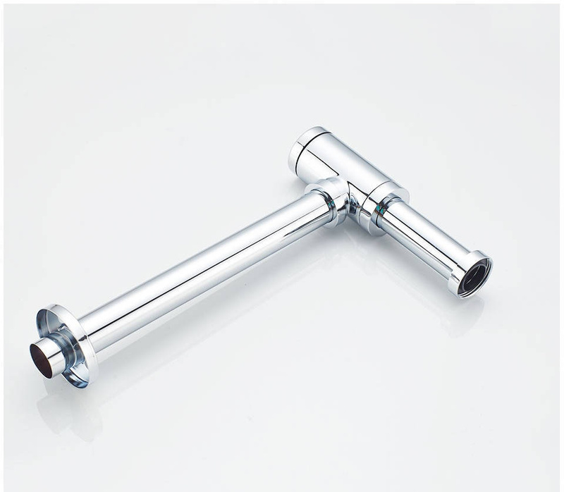 Syfon chrom i korek mosiężny do umywalki z przelewem