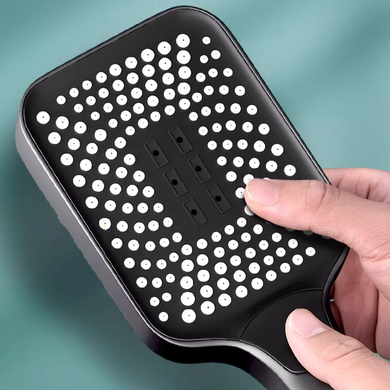 Słuchawka prysznicowa duża 3-funkcyjna MARS szara