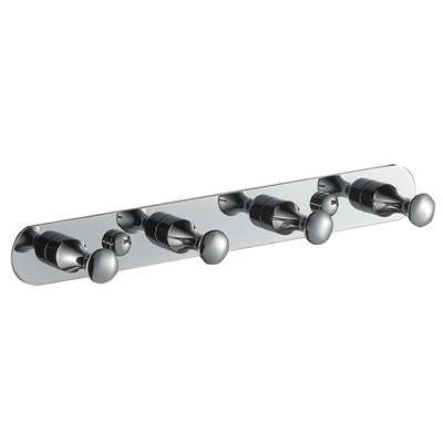 Wieszak na ręczniki chromowany zaokrąglony FORB