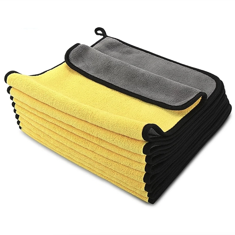 Ścierka z mikrofibry żółta do osuszania 40x30