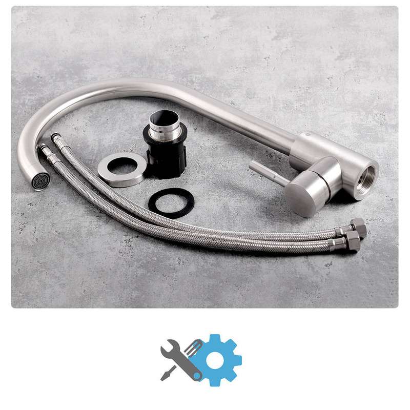 Bateria kuchenna ze stali szczotkowanej INOX