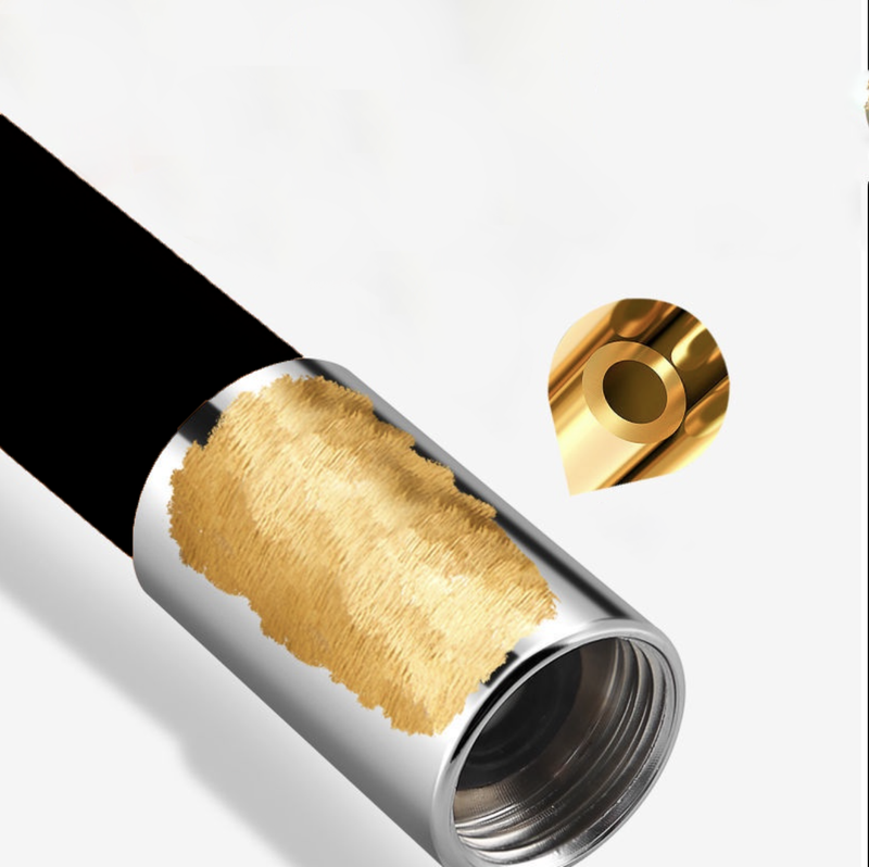 Wylewka do baterii kuchennej giętka flex czarna 3/4 na wcisk