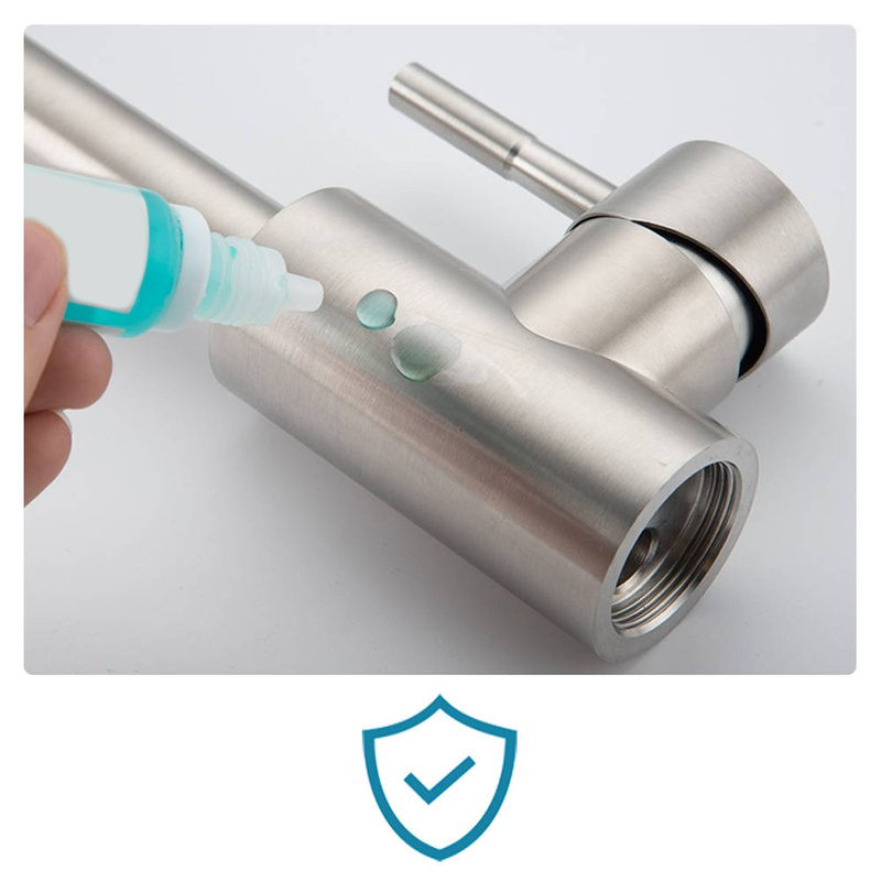 Bateria kuchenna ze stali szczotkowanej INOX