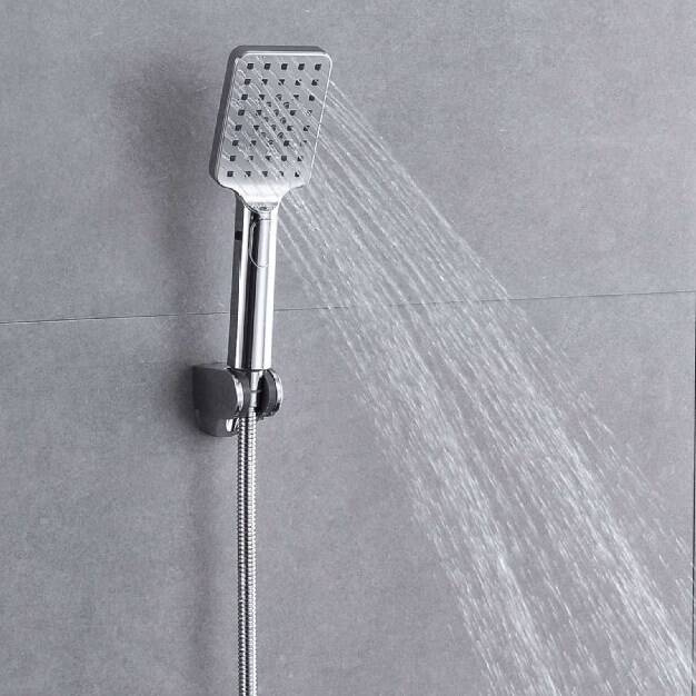 Bateria wannowa prysznicowa obrotowa BOSS CHROM z zestawem natryskowym