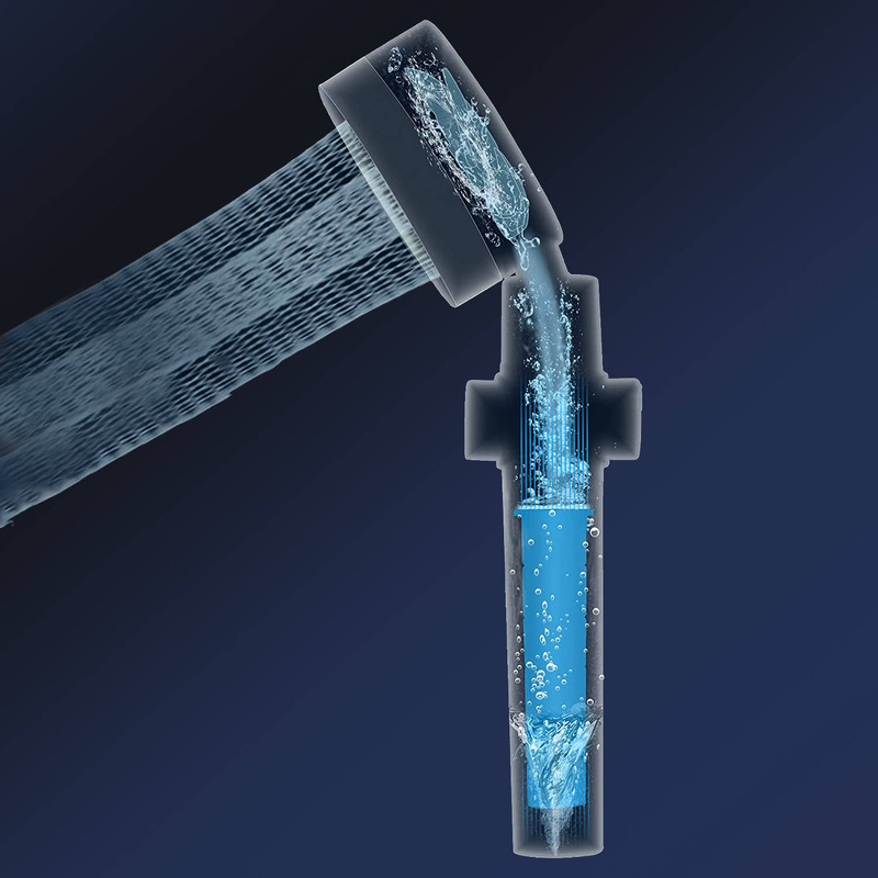 Zestaw prysznicowy TURBO niebieski