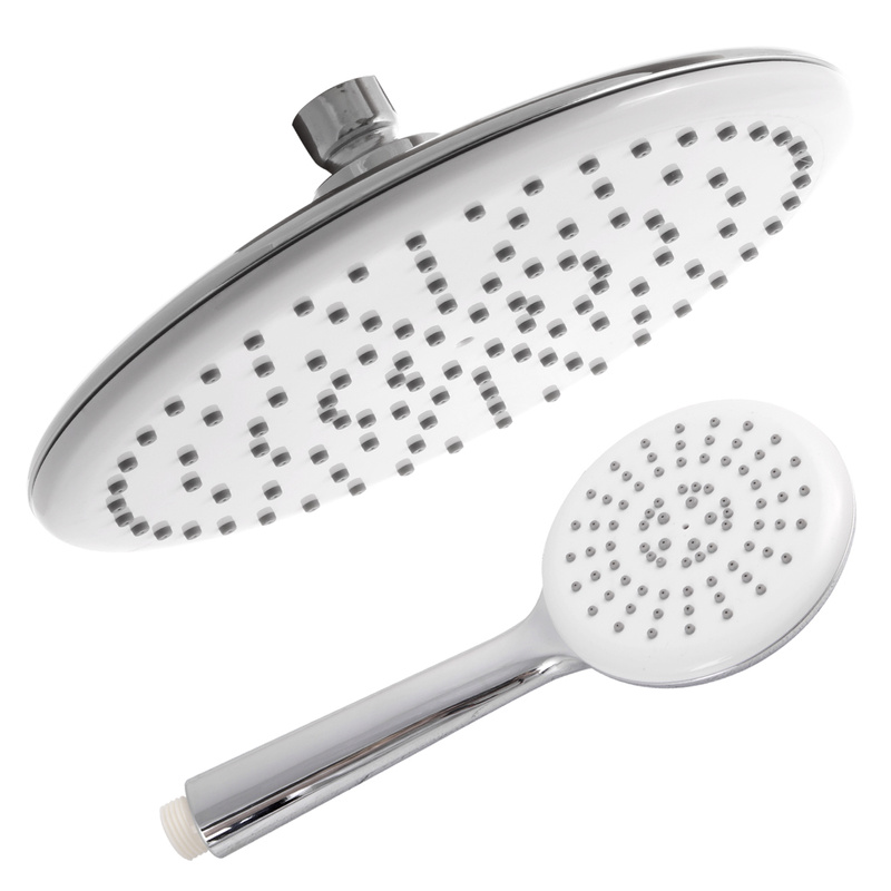 Zestaw prysznicowy deszczownica + słuchawka natryskowa