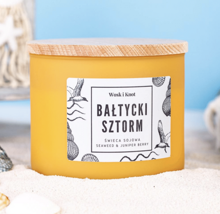 Świeca sojowa zapachowa BAŁTYCKI SZTORM 350ml
