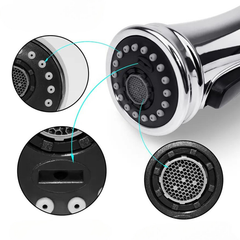 Perlator rączka słuchawka do baterii kuchennej CLASSIC retro chrom