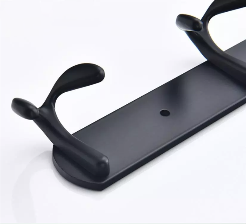 Wieszak łazienkowy motylek czarny 002