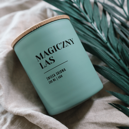 Świeca sojowa zapachowa MAGICZNY LAS 200ml