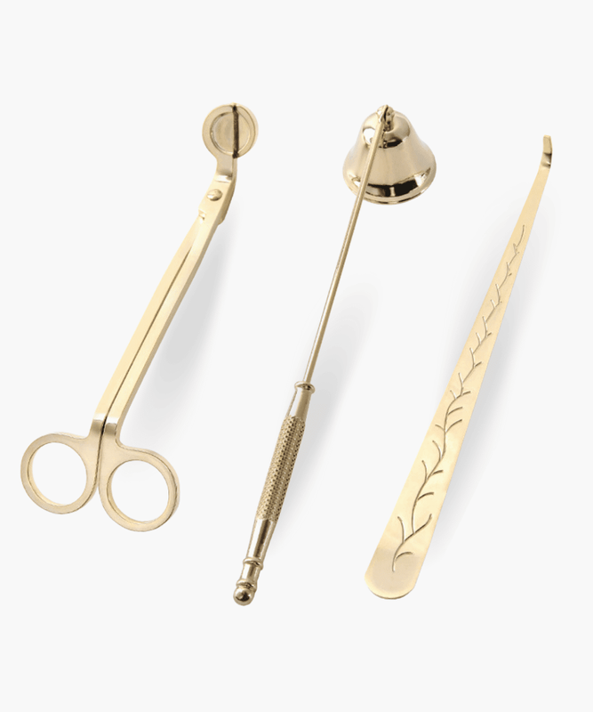 Akcesoria do świec złote