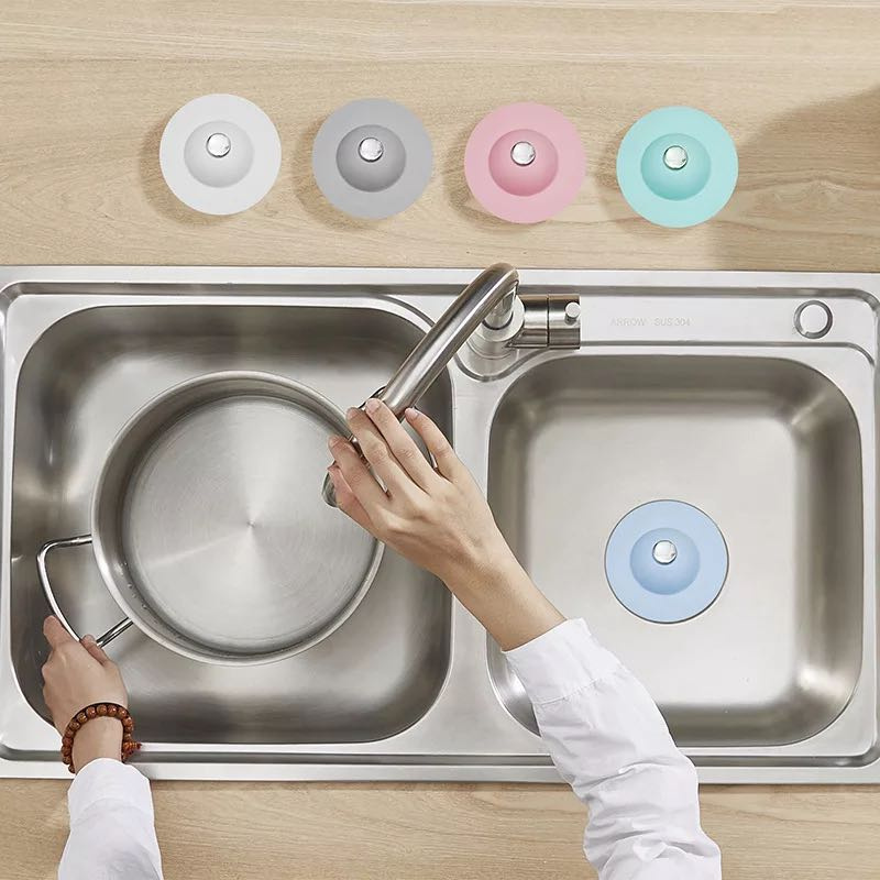 Korek silikonowy uniwersalny biały