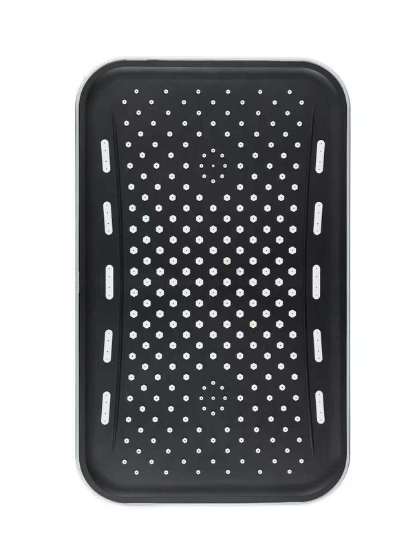 Zestaw prysznicowy deszczownica + słuchawka VAST chrom black