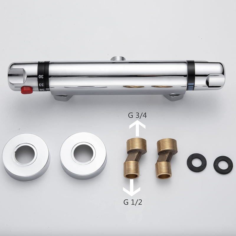 Bateria prysznicowa termostatyczna AL-812 z zestawem natryskowym
