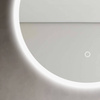 Lustro łazienkowe podświetlane LED 50 cm okrągłe J33