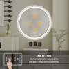 Lustro podświetlane LED 70 cm okrągłe nieregularne H-3002