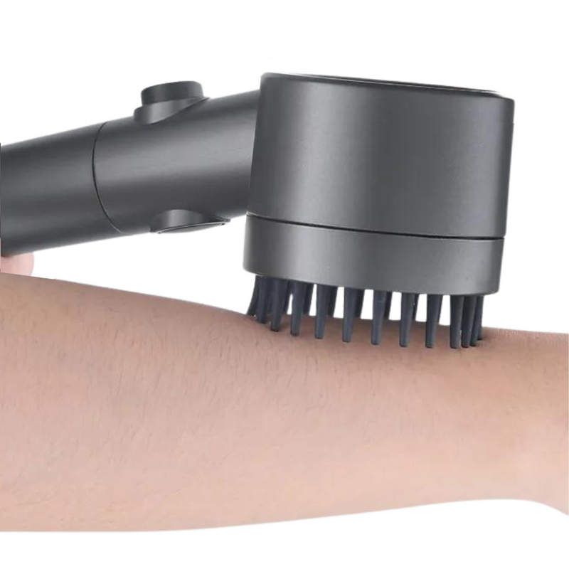 Słuchawka prysznicowa z funkcją masażu 3-funkcyjna filtrująca grafitowa