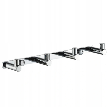 Wieszak ścienny na ręczniki ubrania chromowany LOFT 12cm RH09-4