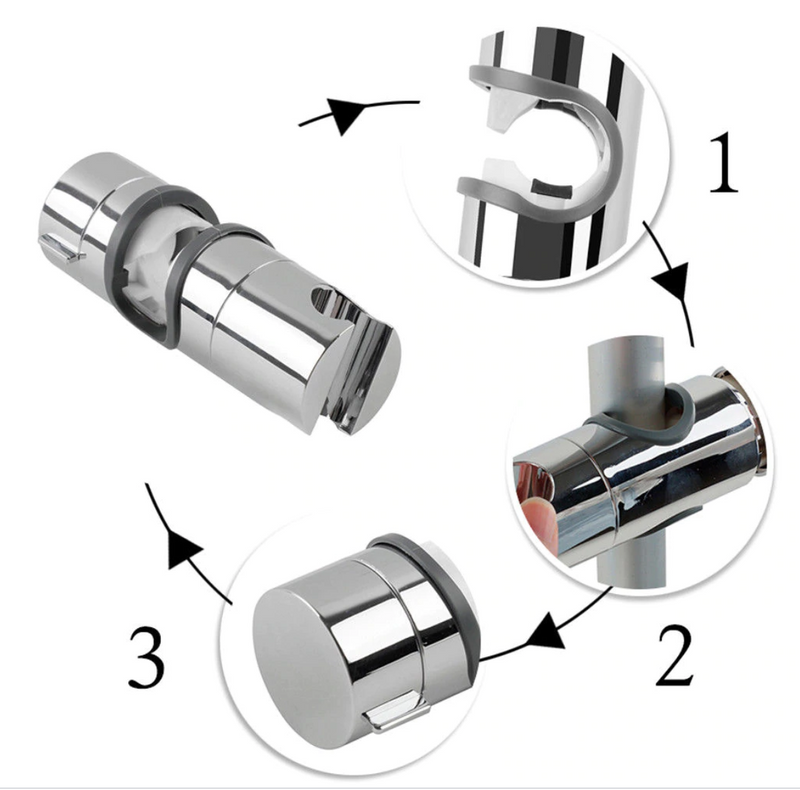 Uchwyt na słuchawkę na drążek prysznicowy uniwersalny M22-M25