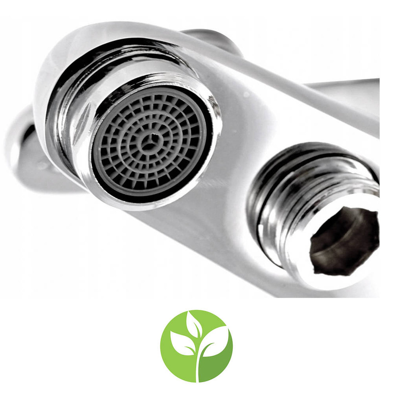 Bateria wannowa nawannowa stojąca kran mosiądz MAMBO