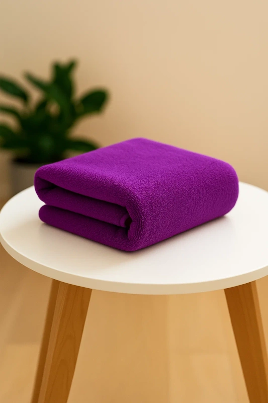 Ręcznik kąpielowy MIKRO fuksja z mikrofibry 33x50 szybkoschnący