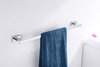 Wieszak łazienkowy chromowany długi prostokątny 