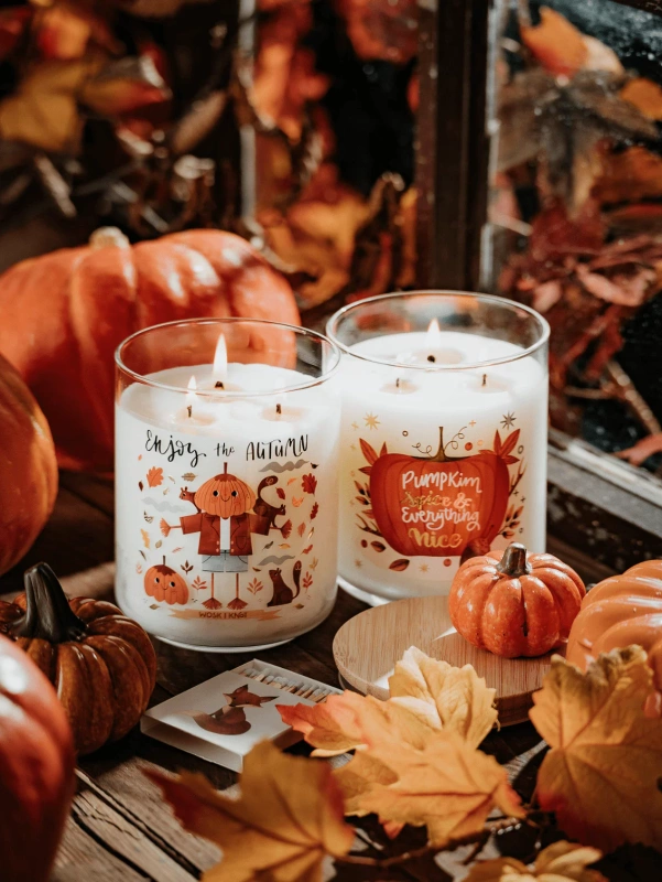 Świeca sojowa zapachowa PUMPKIN SPICE 600ml