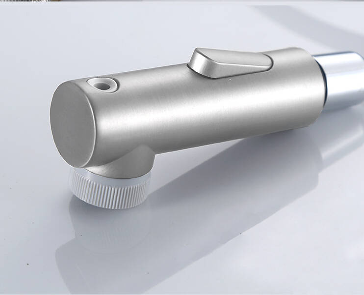 Perlator rączka słuchawka do baterii z wyciąganą wylewką 3-funkcyjna FRIGO inox