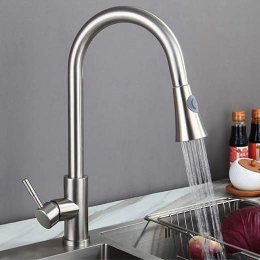 Bateria kuchenna wyciągana wylewka TUBO INOX