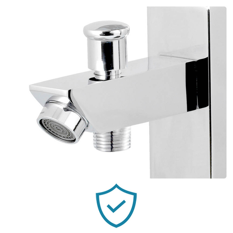 Bateria wannowa stojąca z wyjściem na wąż CARO